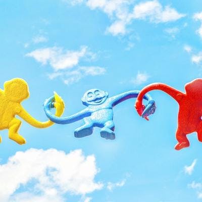  Monkey toys in the sky